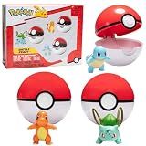 Pokemon Clip ‘N’ Go Multipack - Includes Three 2-Inch Battle Figures and Three Poké Ball Accessories