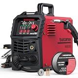 ARCCAPTAIN 165A MIG Welder 110V 220V 4-in-1 Gasless Gas MIG Stick Lift TIG
