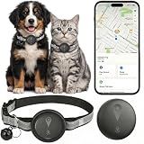 GPS Pet Tracker for Dogs & Cats, Smart Collar with Real-Time Location