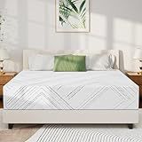 ZFHCBJ California King Mattress,10 inch Cooling Gel Memory Foam Mattresses, Removable Washable Cover, Cal King Mattress in a Box, Medium Firm, CertiPUR-US,Made in USA