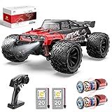DEERC 9500E 1:16 Scale All Terrain RC Car, 4x4 High Speed 40 KPH RC Truck, 2.4Ghz Remote Control Truck with 2 Batteries, Off-Road Monster Truck for Adults Kids