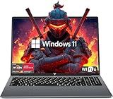 KAIGERR Gaming Laptop, Laptops with AMD Ryzen 4300U(Up to 3.7GHz), 16GB DDR4 512GB SSD Laptop Computer, 16.0inch Windοws 11 Laptop, 1920P FHD Display, WiFi 6, USB3.2, Type_C