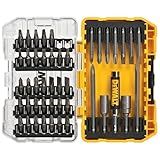 DEWALT Screwdriver Bit Set with Tough Case, 45-Piece (DW2166), Grey/Silver Screwdriving Set with Tough Case
