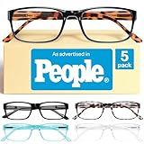 Gaoye 2.5 Professional Reading Glasses for All Day - FSA-HSA - Computer Readers with Blue Light Protection