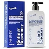 Biotin & Rosemary Shampoo for Hair Growth: Hair Loss Shampoo for Thinning Hair Infused with Natural Nutrient Rich Ingredients for Hair thickening Sulfate Free 10 fl oz