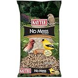 Kaytee No Mess Finch Seed and Nyjer Blend, Attracts Goldfinches, Chickadees, Junos, Finches and Other Wild Birds, 8 Pounds