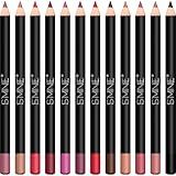 IS'MINE Matte Lip Liner Set - 12 Assorted Colors High Pigmented Natural Lip Makeup Soft Pencils Longwear Smooth Ultra Fine (Color Set -1)