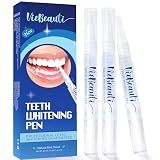 VieBeauti Teeth Whitening Pen, 3 Pens, Carbamide Peroxide Gel for Adults