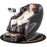 armali 4D Massage Chairs Full Body,Zero Gravity SL-Track Shiatsu Massage Chair Recliner,Core Heating,20 Massage Techniques,Deep Yoga Stretch,Foot Rollers, Ai Voice,Touch Screen,Wireless Charging