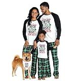 IFFEI Family Christmas Pajamas Matching Sets Graphic Tops Green Women S