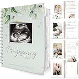 Pregnancy Journal for First Time Moms Gifts - 90 Pages Hardcover (Sage)