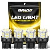 BANGO 7443 LED Bulb White Backup Reverse Light, 7440 7441 7444 T20 Super Bright for Car LED Back Up Tail Brake Parking Lights, 4 Pack