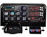Meza Flight Simulator Cockpit ，wheel stand pro flight simulator cockpit Kit - Pre-Cut Flight Sim Mounting Set - Compatible with Logitech, Saitek & Honeycomb Yokes, Throttle Panels