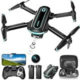 Drone with Camera for Beginners, 1080P HD FPV Foldable Drone Gift for Kids