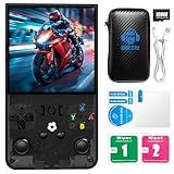 R36MAX Retro Handheld Game Console, 4.0 Inch 720x720 IPS Screen, 64GB Built-in 18,000+ Classic Game, Portable Hand Held Open Source Linux System, 4000mAh Battery Retro Gaming Console(Black 64GB)