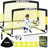 Soccer Goal, Kids Soccer Goals for Backyard Set, Pop Up Soccer Net