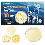 Bacteria Test Kits for Drinking Water - 12 Tests Detect Coliform, E.coli & All Bacteria | Home Quality Testing Kit for Well, Tap, Pool, Hot Tub & City Water | Easy DIY Tester with Free Lab Analysis