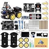 ELEGOO UNO R3 Smart Robot Car Kit V4 with Camera, Compatible with Arduino