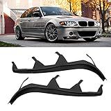 Headlight Cover Strips, Rubber Headlight Cover Sealing Strip Car Headlight Accessory 63126921859 63126921860 Fit For E46 325I / 330I