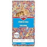 Kaytee Clean & Cozy Colors, Small Animal Bedding with Extreme Odor Control, Kaleidoscope, 24.6 Liters