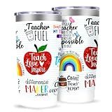 MFGNEH Teacher Gifts,Teacher Appreciation Gifts,Teachers Christmas Birthday Gift from Students,Back to School Gift for Women,20oz Stainless Steel Tumbler Cup