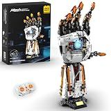 UNCLE BRICK Technical Robotic Hand Building Blocks Kit,Equipped with 4 Motors and Can Be Remotely Controlled,Set for Aged 8-14 and Aldult,Suitable As A Holiday Or Birthday Gift for Children(1622 PCS)