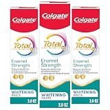 Colgate Total Enamel Strength Remineralizing Toothpaste, 3 Pack, 3 oz