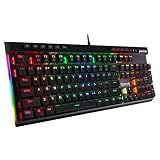 Redragon K580 Wired RGB Mechanical Gaming Keyboard, Macro Key & Media Wheel