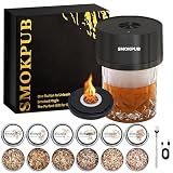 Electric Whiskey Smoker Kit, Cocktail Smoker with Heating System
