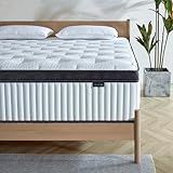 Queen Mattress, 14 Inch Innerspring Hybrid Mattress in a Box with Gel Memory Foam, Individually Wrapped Encased Coil Pocket Spring Mattresses, Pressure Relief, Medium Firm Support, 60"*80"*14"