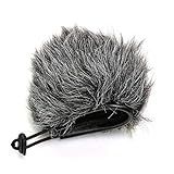 Ruittos Deadcat Wind Shield, Microphone Furry Windscreen Muff Pop Filter Cover Compatible with Zoom H1N & H1 Handy Portable Recorder, Outdoor Videography Vlog Film, Sports Camera,