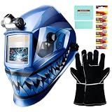 TRQWH Welding Hood Auto Darkening Welding Helmet with Light True Color
