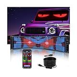JDVOOTD Custom LED Sign, Programmable Rideshare Car Lights, 1PCS 15x4in