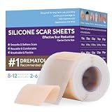 ZETRALL Silicone Scar Sheets, Silicone Scar Tape (1.6"x 60" Roll-1.5m), Advanced Scars Strips for Surgical, C-Section, Tummy Tuck, Burn, Hypertrophic, Keloid Bump Removal Treatment, Reusable