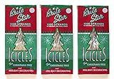 Brite Star Tinsel Icicles, Silver, 3 Packages, 1000 count each