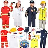 IVENRXIU Dress Up Clothes,4 In 1 Role Play Costumes for kids Ages 3–8