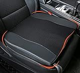 Lofty Aim Car Seat Cushion, Comfort Memory Foam Car Cushions for Driving - Sciatica & Lower Back Pain Relief, Driver Seat Pillow for Auto, Office Chair, Wheelchair - Black