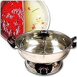 Sonya 5L Electric Dual-Sided Shabu Shabu & Mongolian Hot Pot – Stainless Steel, Large Capacity for Family Meals & Hot Pot Parties