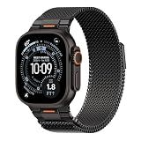 BXUXOHS Milanese Loop for Apple Watch Ultra 3/2 Band 49mm 46mm 45/44mm Men