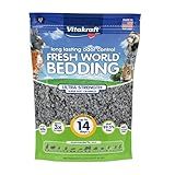 Vitakraft Fresh World Small Animal Bedding - Ultra Strength - Pet Bedding for Litter Boxes and Cages (16 L),Gray, 975 cu in