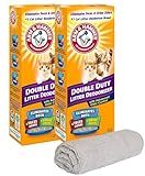 PURPUR Cloth and Litter Baking Soda Double Duty Cat Litter Deodorizer, 30 OZ (2 Boxes) Bundle