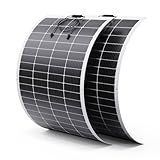 Callsun Pro Anti-Shading Flexible 400 Watt Solar Panel, 23% High-Efficiency 2PCS 200 Watt Solar Panel,182 PERC IP68 Waterproof 12V/24V Solar Panels for Homes RV Living Camping Essentials Boat