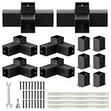 Pergola Bracket kit for 4"x 4" (Inner 3.5" X 3.5") Lumber (12 pc)