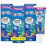 Advanced Kid's Fluoride Toothpaste, Bubblegum Flavor, 4.2 oz, 3 Count, Color-Changing Anticavity Toothpaste