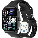 Smart Watch with AI (Built-in GPS + Map), 1.96" HD Fitness Tracker for Men Women, 100+ Sports Modes, Call/Reply/Notification, 24/7 Heart Rate & Sleep Monitor, Waterproof Smartwatch for Android iPhone