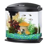 Aqueon LED MiniBow Small Aquarium Fish Tank Kit, Black, 2.5 Gallon
