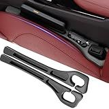 YLXGT Car Seat Gap Filler Organizer Universal for Car SUV Truck Accessories Seat Gap Plug Blocker with Storage Slot Black 2 Pack