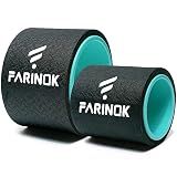 Yoga Wheel Set of 2, Upgraded 10MM Back Wheels for Pain Relief & Stretching