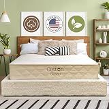 COTTON SLEEP 11" Organic Mattress – GOTS Cotton & Wool, GOLS Natural Latex, Hybrid Pocket Coil, Non-Toxic, Fiberglass Free, No Polyfoam, Made in USA – Medium – Full