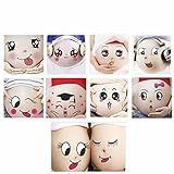Nirbffo Women Pregnant Body Belly Pregnancy Photographs Belly Painting Photo Cute Stickers Maternity Memento Photo Props 10Pieces/Set